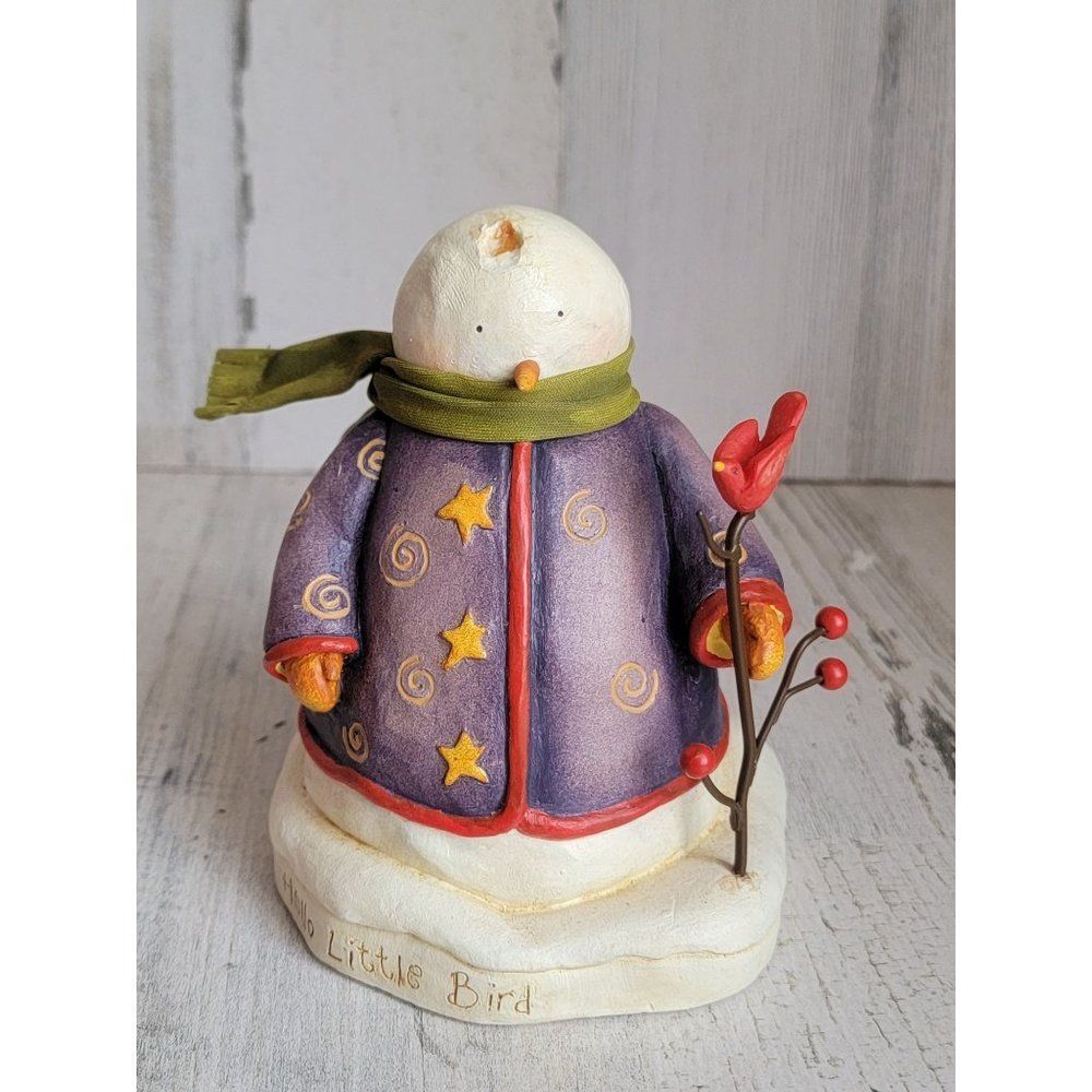 Lang 2005 classic Santa snowman little birdie Xmas home decor